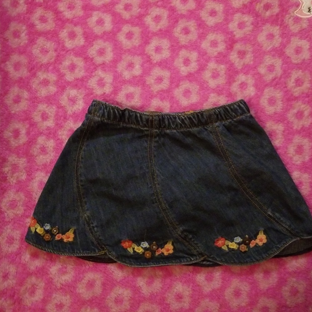 Denim Toddler Skirt